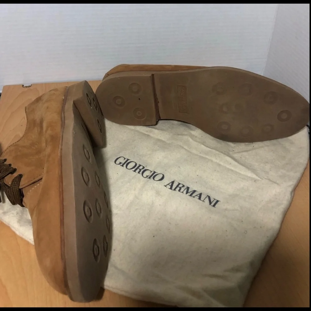 VTG Giorgio Armani Derby's with Dust Bag